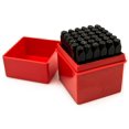 thumbnail image 1 of Bastex 36pc Steel Metal Number and Letter Alphabet ID Stamping Punch Tool Set Kit, 1 of 10