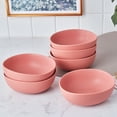 thumbnail image 6 of Stone + Lain Delilah Porcelain Collection Dish Set, 6 Bowls (6-inch) Service for 6, Terracotta, 6 of 6