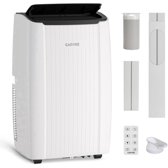 Garvee 14000 BTU 3 in 1 Portable Air Conditioner, Cooling, Fan & Dehumidifier Modes, Remote Control, for Spaces Up to 700 Sq Ft
