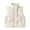 White, variant on Coerni Toddler Boys Girls Puffer Vest Quilted Bubble Winter Coat Sleeveless Down Coat Stand Collar Padded Waistcoat Zip Outwear