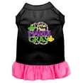 thumbnail image 3 of Pet Dog and Cat Dress Screen Printed, "Little Miss Mardi Gras", 3 of 10