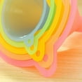 thumbnail image 6 of 5 Pcs Colorful Plastic Funnel Small Medium Large Variety Liquid Oil Kitchen Set Funnel Small Medium Liquid Oil Large Variety Kit, 6 of 6