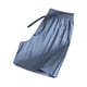thumbnail image 1 of Pantalones cortos de pijama con botones y estampado de cuadros para mujer - Pantalones cortos finos de secado rápido y corte holgado informal para la playa, fiestas en casa y yoga - Tallas S-XXXL, 1 of 4
