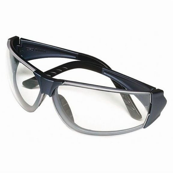 Sightgard, Safety Glasses, Anti-Scratch, Clear Lens, Gray Frame, Full-Frame