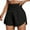 Black, variant on Women's Workout Shorts Athletic Yoga Bermuda Shorts With Elastic Waist Gym Running Sports Breathable Quick-Dry Lightweight Sweatproof Casual Training Pink S Size