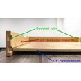 thumbnail image 3 of 26'' Width Drawer Roll Wood Tray Drawer Box Kitchen Organizer Cabinet Slide Out Shelve, Pull-Out Shelf, Pantry Organization & Storage w/ Sliders-- DIY Project (Fits RTA Face Frame B30 and Pantry30), 3 of 4