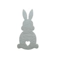thumbnail image 1 of Easter Celebration Desktop Ornament Set Featuring Adorable Bunny Purse With Decorative Ceramic Plate For Festive Spring Display, 1 of 6