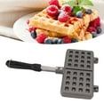 thumbnail image 4 of Waffle Baking Pot, Waffle Maker Pan Aluminum Alloy Plastic Flat Bottom  for Gas Stove, 4 of 7