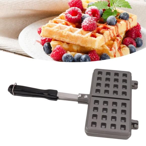 Gaufrier, Nettoyage Simple Même Chauffage Gaufrier en Plastique en Alliage d'Aluminium pour la Cuisson