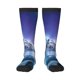 thumbnail image 1 of Fotbe Night At Lake Aurora 1 Calcetas Divertidas Estampadas para Hombre y Mujer, Calcetas de Algodón hasta la Rodilla para Caminar, Correr, Enfermería y Embarazo, 1 of 6