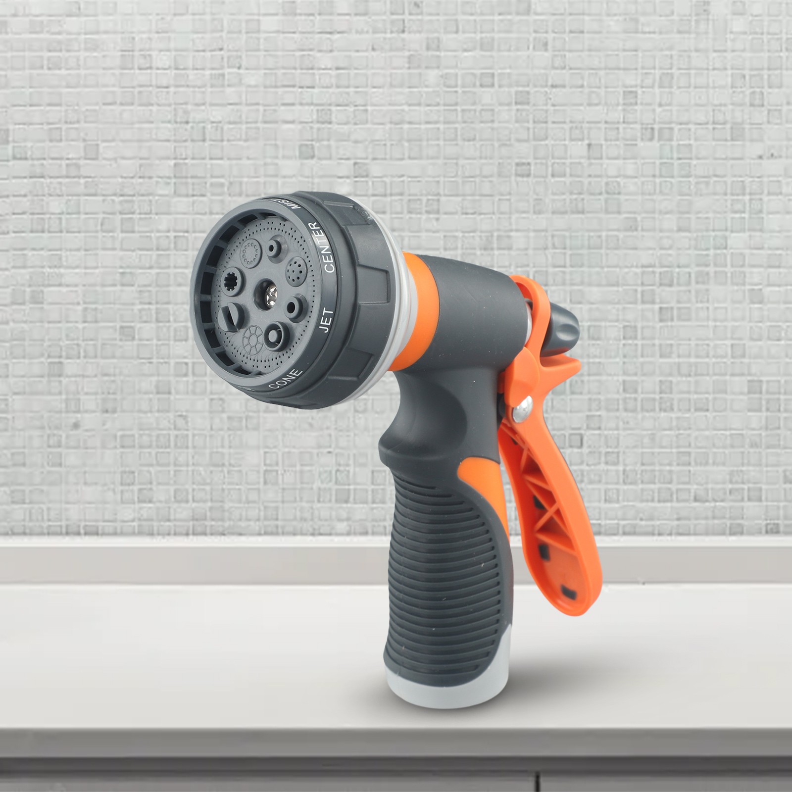 Pistolet à Eau De Jardin 8 Motifs - Buse Multifonction Pour Arrosage, Lavage Voiture | Réglable, Plastique - 3
