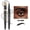 Black, variant on Eye Brow Pencils for Women, Waterproof Micro Fork Eyebrow Pen, Four Claw Liquid Eyebrow Pen for Natural Hair-Like Strokes, Non Smudging, Long Lasting