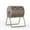 Grey, variant on EasyUp Dual Chamber Tumbling Composter 43 Gallon Large Outdoor Tumbling Composter Efficient Batch Composting Easy Turn Design（Black)