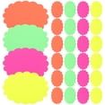 thumbnail image 1 of 80Pcs Burst Shaped Paper Cutouts Colored Paper Cutouts Decorations Blackboard Paper Cutting Decors, 1 of 8