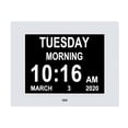 thumbnail image 1 of Inlife DDC - 8009 8 inch Digital Calendar Clock with 8 Alarm Options, 1 of 6
