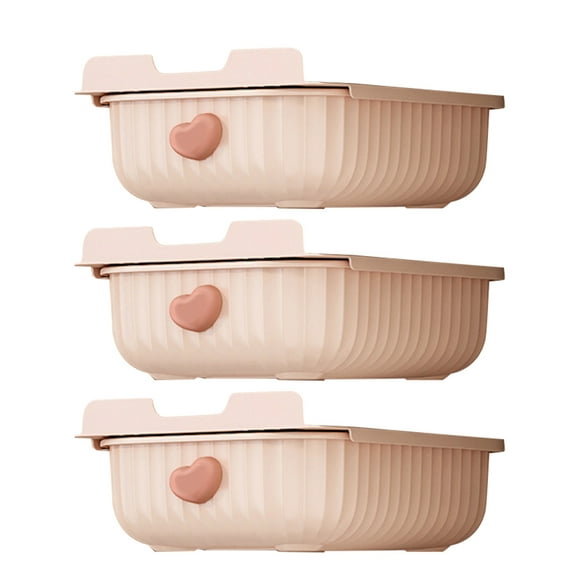 Cabinet Underwear Storage Box,3Pcs Underwear Storage Box Underwear Storage Box Wardrobe Underwear Box Maximized Efficiency