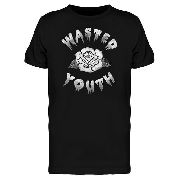 Wasted Youth Rock Music Icon T-Shirt Men -Image by Shutterstock, Male 3X-Large