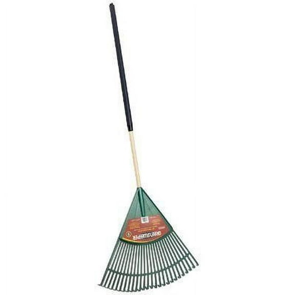The AMES Companies, Inc. Lawn Rake, 24 in Plastic Blade, 48 in White Ash Handle - 1 EA (027-1925000)