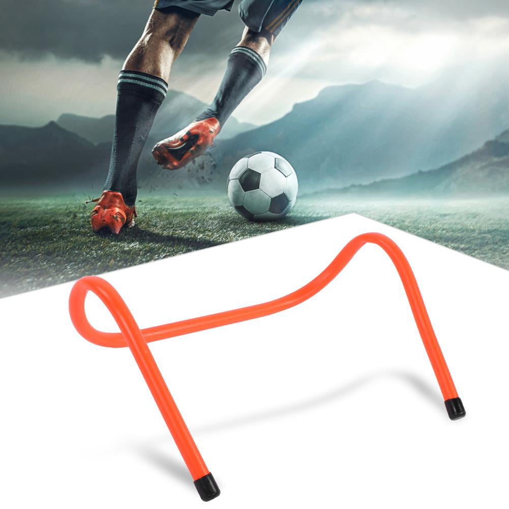 6pcs Football Soccer Agility Speed Training Aids Adjustable Hurdles 3 Colors 