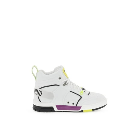 

Moschino leather high top sneakers