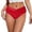 Red, variant on XEGLSBU Swimsuits for Women Bikini Tops Women's Bikini Bottom Front Swimsuit Ruched Bathing Suit Bottoms Orange Size S