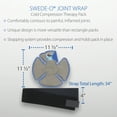 thumbnail image 4 of Swede-O Joint Wrap Intense Cold Therapy Pack Flexible for Knee, Shoulder, Elbow & Ankle Includes Compression Strap - Made in the USA, 4 of 7