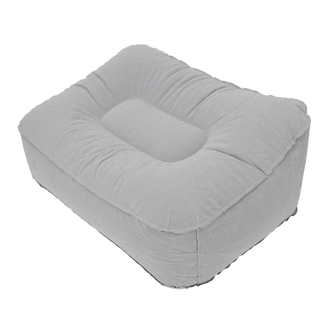 Almohada para pies suave para prevenir la hinchazón almohada portátil para reposapiernas de avión flocado de PVC inflado rápido para niños para el hogar ANGGREK Otros