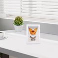 thumbnail image 4 of OULII 2Pcs White Wooden Photo Display Box with Glass Window for Dried Flowers Specimen Display, 4 of 8