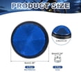 thumbnail image 2 of Round Rear Reflectors, 4 Pcs Safety Reflective Warning Reflector Plastic Universal Motorcycle Reflector with M6 Screw Mount for Car Motorcycle Trailer Bike Bicycles Dirt, Blue, 2 of 7