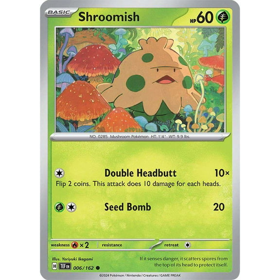 Pokemon Scarlet & Violet Temporal Forces Common Shroomish #6