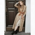 thumbnail image 3 of Lsupdaol Womens 1.85 Inch Wide PU Leather Obi Wrap Belt for Dress Coat Brown, 3 of 5