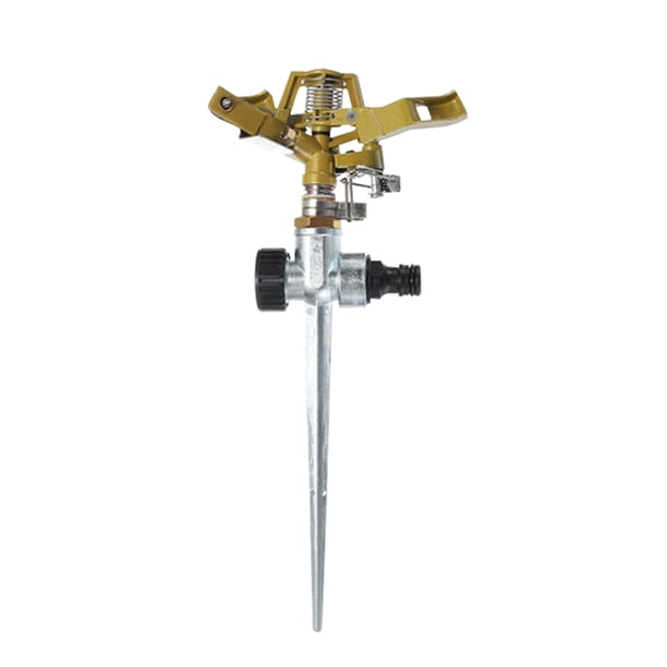 Wdftyju Pulverizador de riego giratorio ajustable, artefacto de riego de riego de Metal para jardín Wdftyju 5dm3pb8ac6pj5hr6