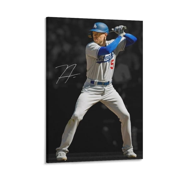 Freddie Freeman Canvas Poster Art Poster Canvas Painting Decor Wall Print Photo Gifts Home Modern Decorative Posters 12x18inch(30x45cm)