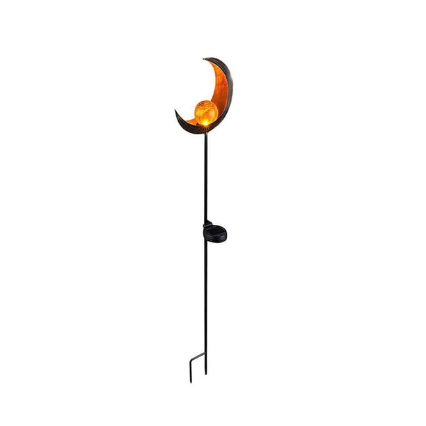 Bearachild Lámpara de césped con energía solar Exquisita luz de calle de tierra Varilla de caña Ángel Llama Luna Lámpara solar LED decorativa Vidrio Iluminación y accesorios Numero 5 Bearachild HA026466-05