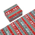 thumbnail image 1 of Wrapping Paper 1PC DIY Christmas Wrapping Paper Holiday Truck Plaid Snowflake Green Tree Design Car Wrapping Paper, 1 of 5