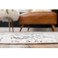 thumbnail image 4 of Unique Loom Basilica Collection Area Rug - Malasana (5' Round Ivory/Gray), 4 of 5
