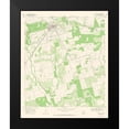 thumbnail image 2 of USGS 12x14 Black Modern Framed Museum Art Print Titled - Charlotte Texas Quad - USGS 1968, 2 of 5