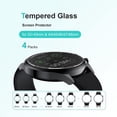 38mm(1.5inch) Diameter Screen Protector,(4 Pack) 9H Hardness Tempered ...