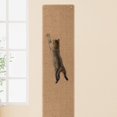 thumbnail image 1 of Alfombra gruesa de 71 x 15.8 pulgadas con 16 clavos fijos, almohadilla para rascar de gato alto extragrande para pared, rascador de gato montado en la pared para muebles, sofá, protector de, 1 of 9