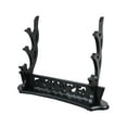 thumbnail image 1 of Solid Wood Samurai Stand Desktop Bracket Support Rack for Wakizashi Tanto Black, 1 of 6