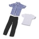 thumbnail image 3 of Figura masculina en miniatura a escala 1/12, ropa, abrigo, traje y accesorios. Pantalón Corto Azul, 3 of 9