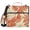 Fern Leaves, variant on 3 Ring Zipper Binder with Shoulder Strap Waterproof Trapper Keeper 2 Inch D-Ring 500 Sheets Capacity Swims Sea Otter