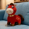thumbnail image 6 of Cry Cry Horse Plush, 7.87in Funny Crying Horse Plushies Toy for Year of The Horse 2026, Lucky Chinese Lunar New Year Mascot Zodiac Ornament for Home Store Tabletop Decor, Red (Crying Horse), 6 of 8