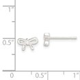 thumbnail image 2 of 925 Sterling Silver Bow Stud Earrings Arrow, 2 of 6