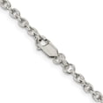 thumbnail image 3 of 925 Sterling Silver Cable Chain Styles Necklace 2.75 mm 22 inch, 3 of 4