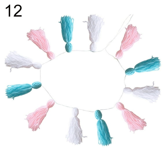 200cm Colorful Macrame Woven Wall Hanging Fringe Banner - BOHO Chic Bohemian Wall Decor - Apartment Dorm Living Room Bedroom Decorative Wall Art