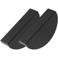 thumbnail image 1 of IFANLANDOR 2 Pcs Poignée de Tiroir Noir en Aluminium Moderne Style Demi-Rond pour Cuisine, 1 of 8