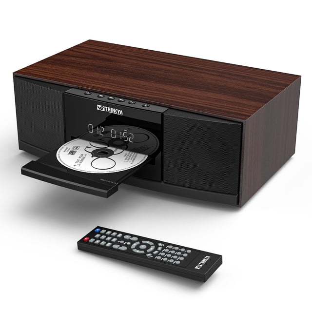 Sistema estéreo Bluetooth THINKYA Vintage con reproductor de CD de 36 W