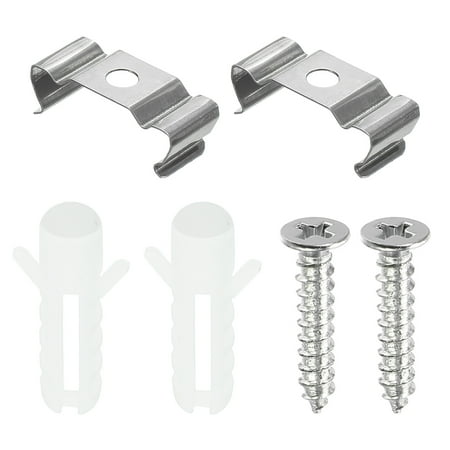 

Uxcell Fluorescent Tube Light Fixture Lamp Bracket Holder T5 U Clip Kit 30 Set