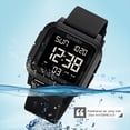 thumbnail image 3 of Reloj digital para hombre Ultrafino Cara grande 50M Impermeable Alarma Reloj de pulsera deportivo Hugtrwg Para estrenar, 3 of 9